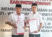 Ikbar-Abuhaera Kompak Ambil Formulir Pendaftaran Cabup-Cawabup Konut di PDIP