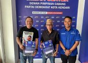 Asmawa Tosepu dan Yudhianto Mahardika Ambil Formulir Calon Wali Kota Kendari di Partai Demokrat