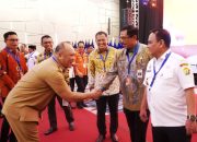 Bupati Ruksamin Hadiri Rekornas Penanggulangan Bencana Tahun 2024