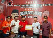 La Ode Muhrim Bay Serahkan Berkas Formulir Bakal Calon Bupati Busel di PDI-P