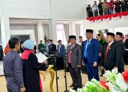 Nasrullah Faizal Putra Terbaik Ameroro Dilantik Menjadi Pimpinan DPRD Konawe
