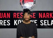Seorang Pemuda di Kolono Konsel Ditangkap Polisi, 34 Paket Sabu Siap Edar Diamankan