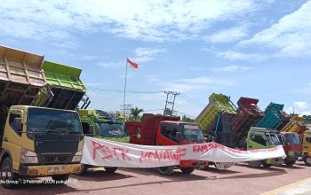 Dampak Tambang Galian C Ditutup, Ratusan Sopir Dump Truk Demo DPRD Konawe