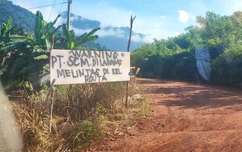 Blokade PT SCM di Routa Diduga Sarat Kepentingan, 75 Persen Warga Terdampak