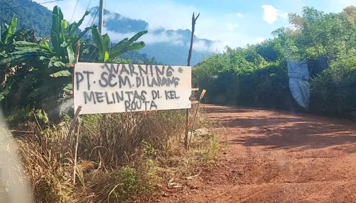 Blokade PT SCM di Routa Diduga Sarat Kepentingan, 75 Persen Warga Terdampak
