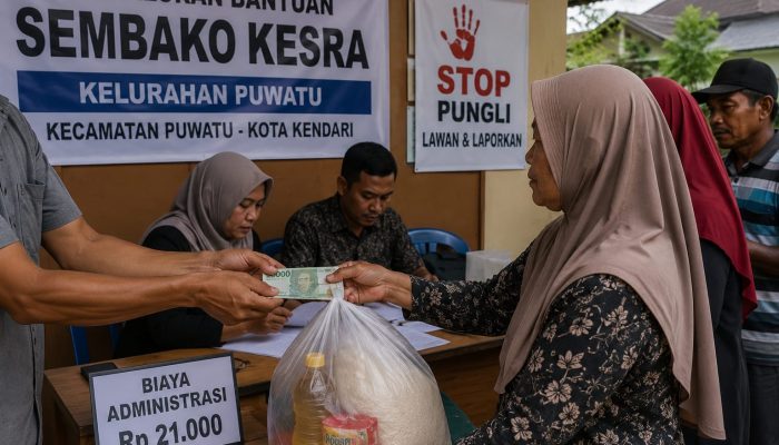 Dugaan Pungli Bantuan Sembako Kesra, Lurah Sebut untuk Retribusi Sampah