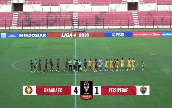 Unaaha FC Pesta Gol di Bantul, Libas Persipegaf 4-1