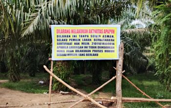 Warga Segel Kebun Sawit PT TPM dan Desak Kepastian Hukum