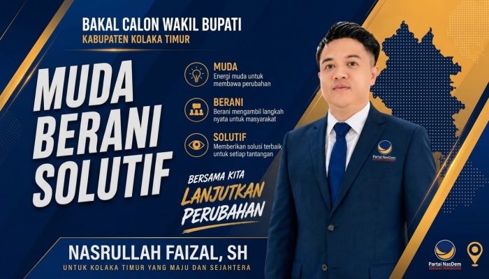 Bursa Wakil Bupati Koltim Menghangat, Nasrullah Faizal Siap Jika Diperintah Partai