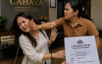 Diduga Lakukan Penganiayaan, Pemilik Hotel Cahaya Dilaporkan ke Polresta Kendari