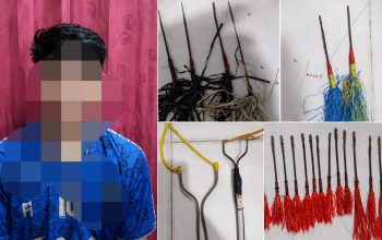 Seorang Pria di Kendari Ditangkap, Polisi Amankan Puluhan Mata Busur di Kamar Indekos