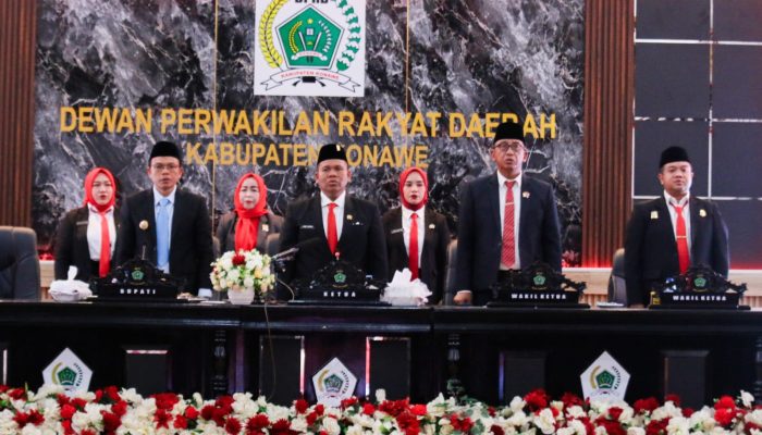 HUT Kemerdekaan RI Ke-81: DPRD Konawe Gelar Paripurna Istimewa, Dengarkan Pidato Kenegaraan Presiden