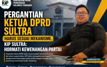 KIP Sultra Ingatkan Polemik Pergantian Ketua DPRD Jangan Jadi Konflik Antar Kelompok