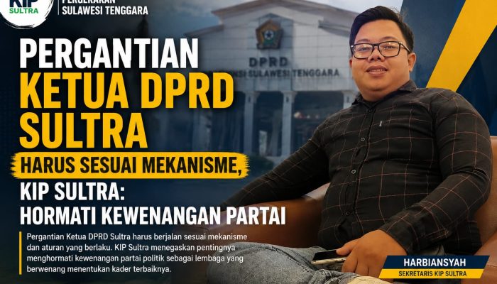 KIP Sultra Ingatkan Polemik Pergantian Ketua DPRD Jangan Jadi Konflik Antar Kelompok