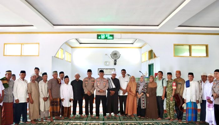 Safari Kamtibmas, Kapolres Konawe Sambangi Polsek Onembute dan Serap Aspirasi Warga