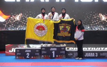 Kejuaraan Taekwondo Piala Panglima TNI 2026, Polwan Polda Sultra Raih Emas dan Perak