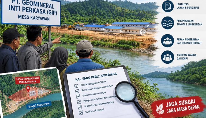 KNPI dan Warga Soroti Mess PT GIP di Sungai Anggomate, Pemerintah Diminta Turun Tangan