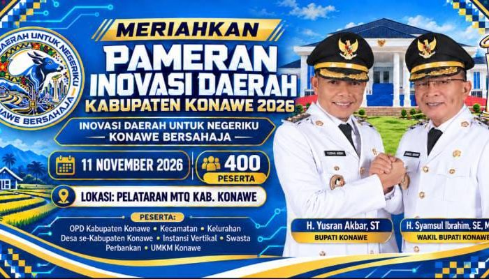 Digelar 11 November, Pameran Inovasi Konawe Jadi Ajang Unjuk Kreativitas dan Inovasi Daerah