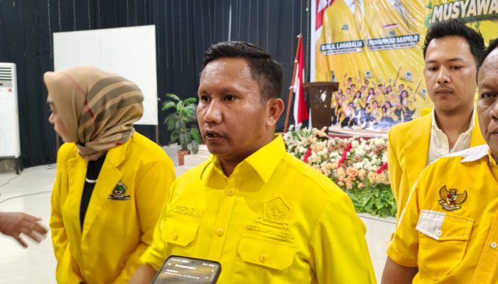 Laode Darwin Tegaskan Golkar Konawe Tidak Krisis Kader, Purnama Saboli Dipilih Lewat Kajian